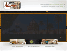 Tablet Screenshot of hotelalamosposada.com
